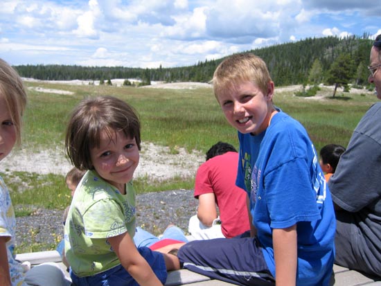2006 family reunion in Yellowstone National Park